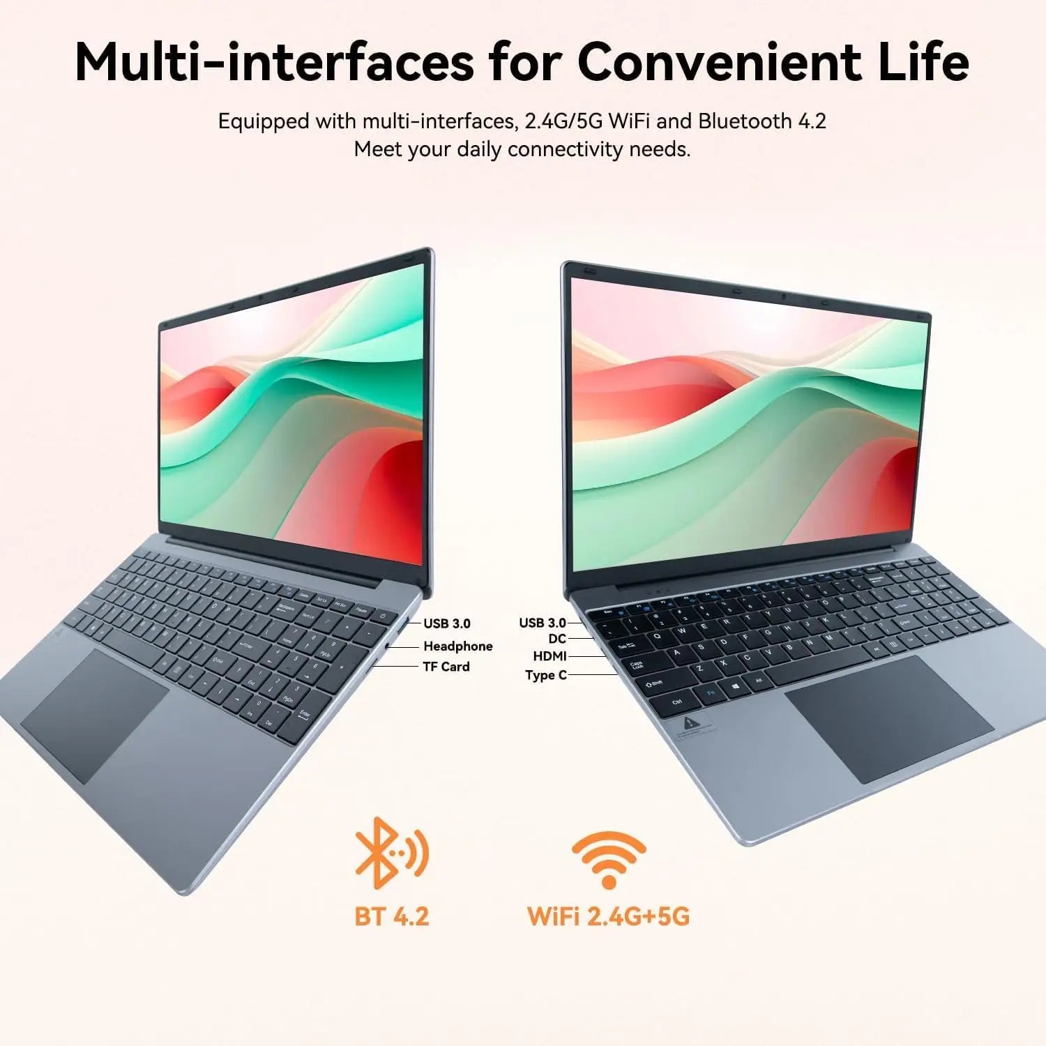 15.6 Inch Laptop Windows 11 Quad-Core Intel Celeron N5095