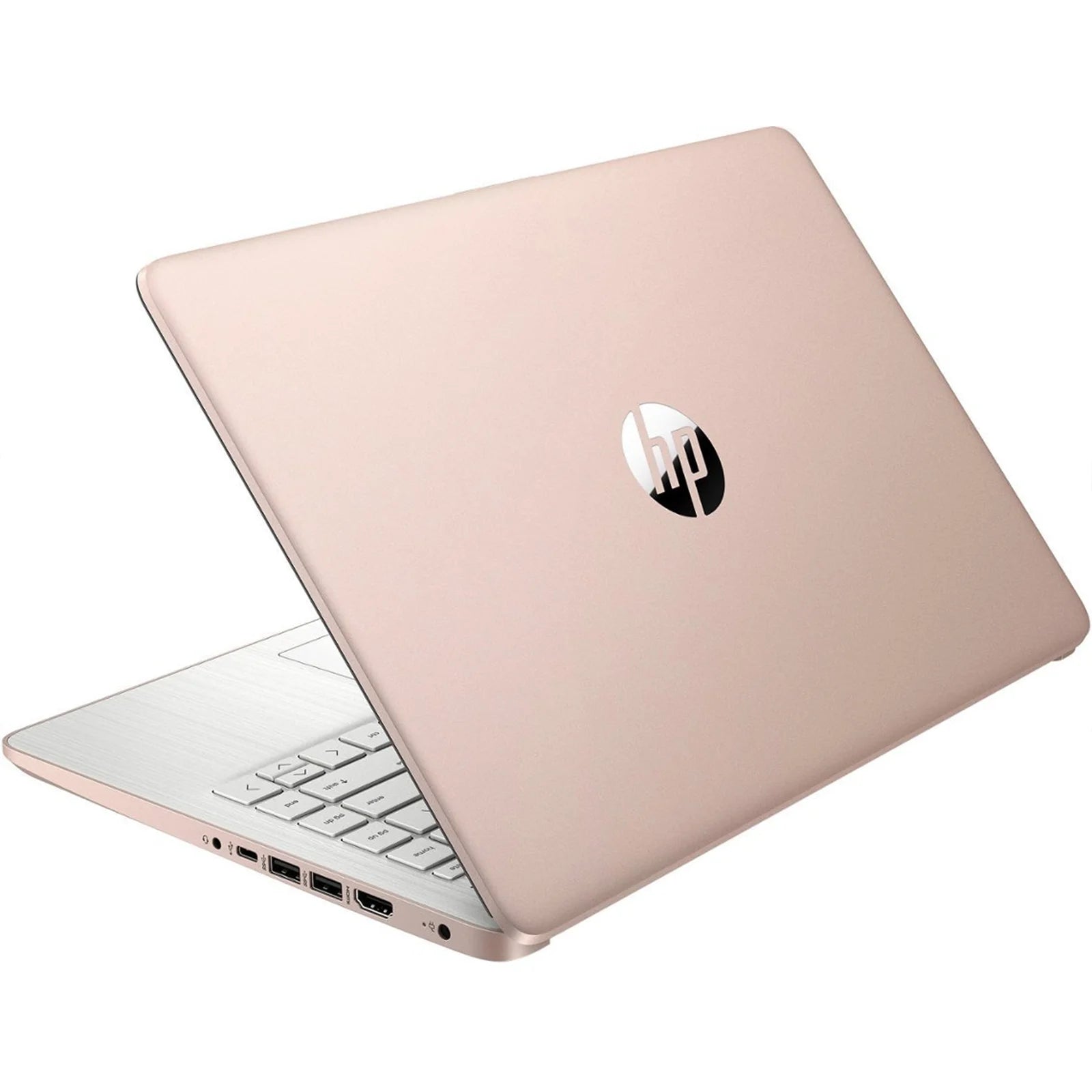 HP 14" Laptop,Intel Celeron N4120,16GB RAM,384GB Storage(128GB eMMC+256GB Micro SD),1Year Office 365,Rose Gold