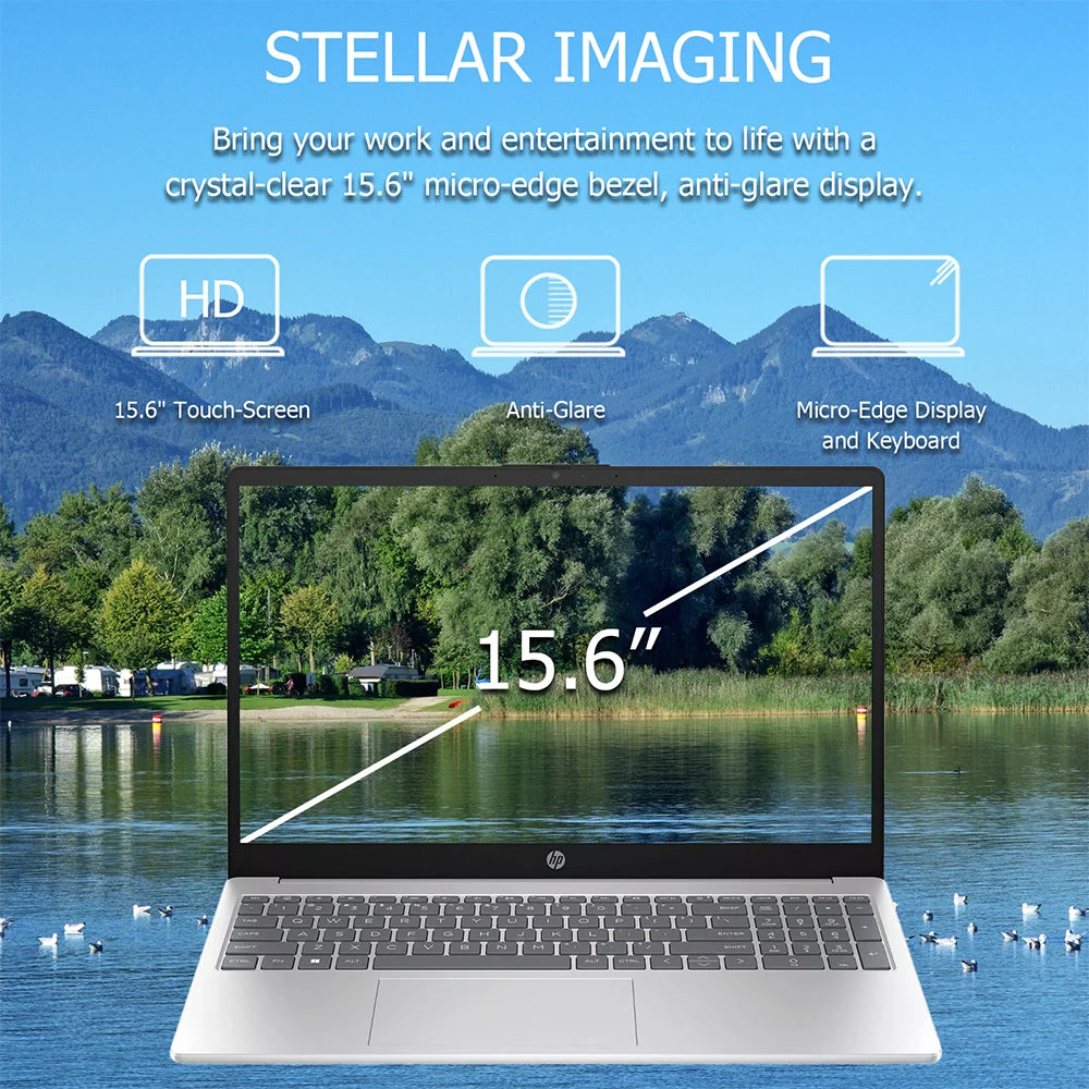 HP Business Laptop,15.6" Touchscreen Laptop,Intel Core i5-1235U,Up to 64GB RAM,2TB SSD,Intel Iris Xe Graphics,Win 11