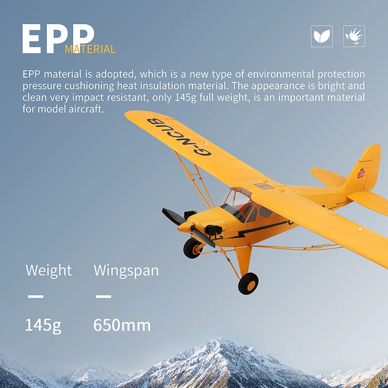 Electric RC Airplane With Auto-Return