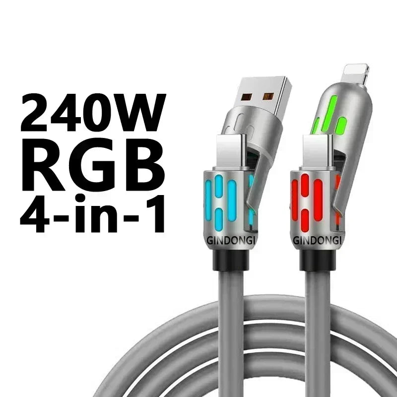 4-in-1 USB Fast Charging Cable