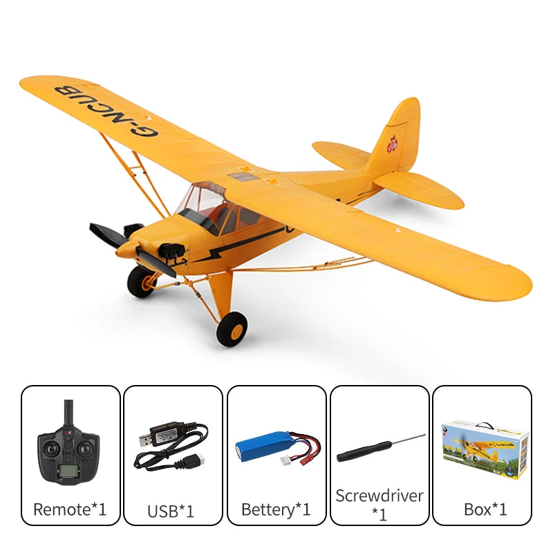 Electric RC Airplane With Auto-Return