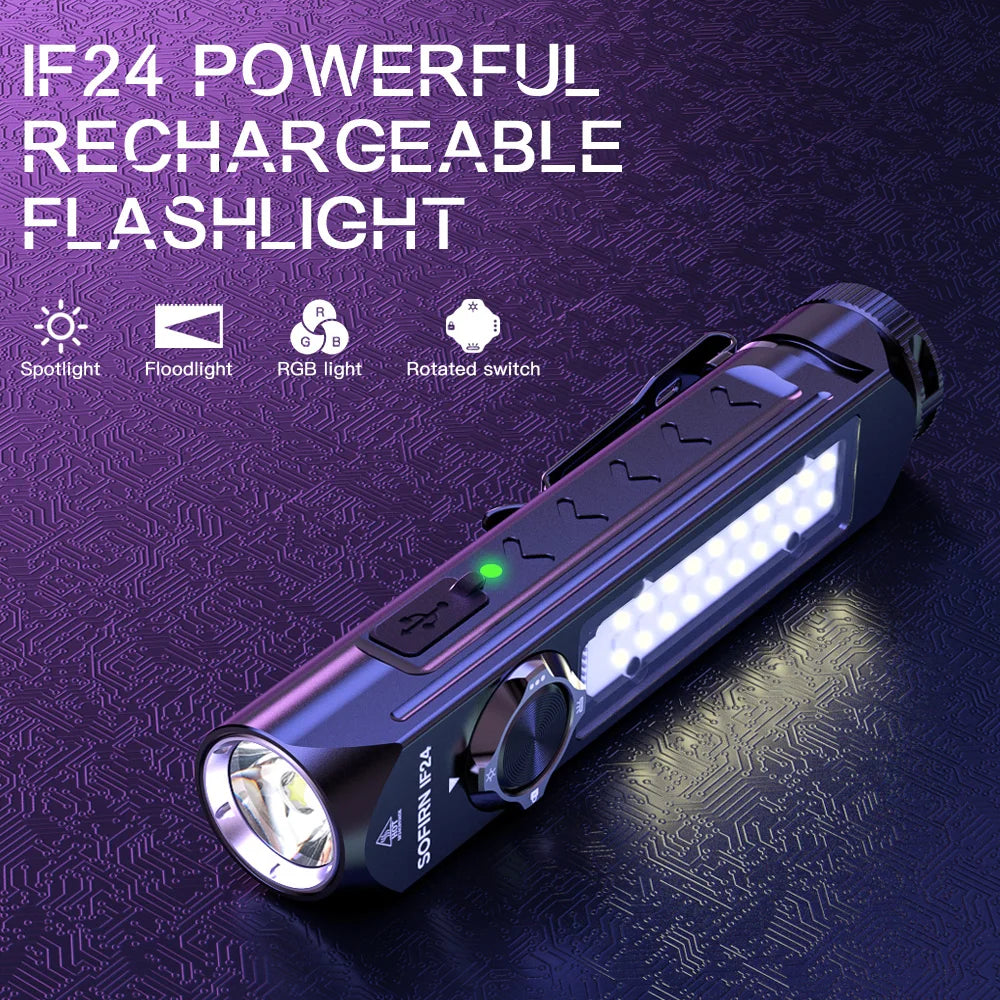 2000lm Powerful LED Flashlight