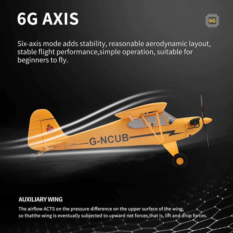 Electric RC Airplane With Auto-Return