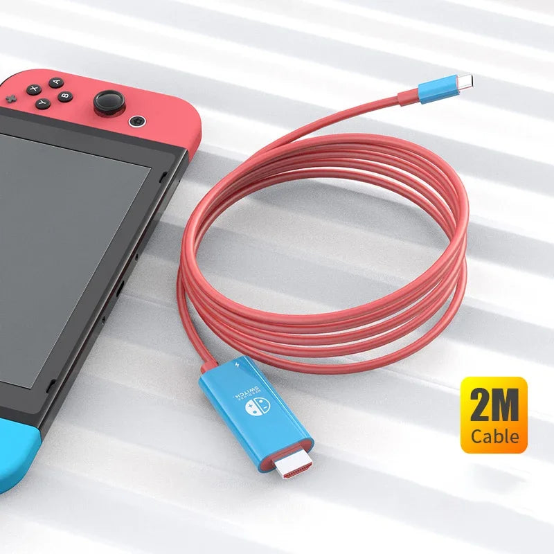 2M Cable Nintendo Switch/OLED to HDMI Adapter