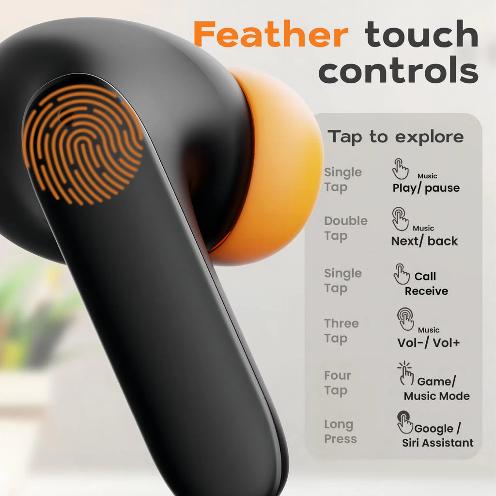 TWS Water Resistant Bluetooth Earbuds