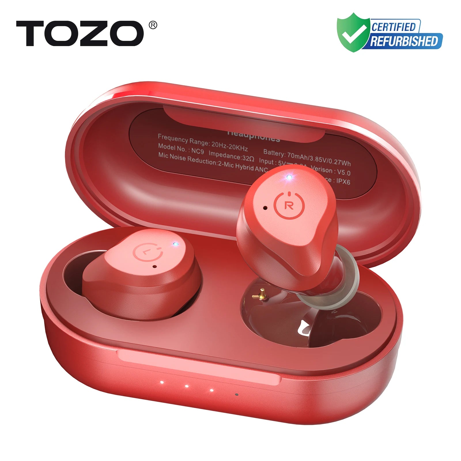 Refurbished TOZO ANC Wireless Earbuds