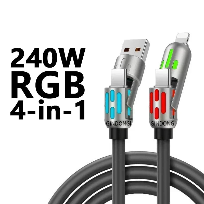 4-in-1 USB Fast Charging Cable