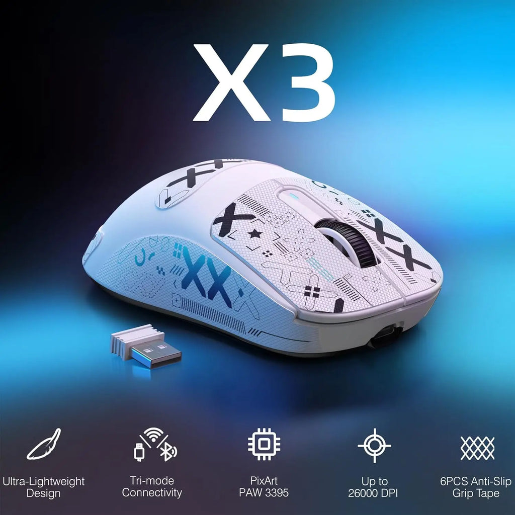 ATTACK SHARK X3 Lightweight Wireless Gaming Mouse