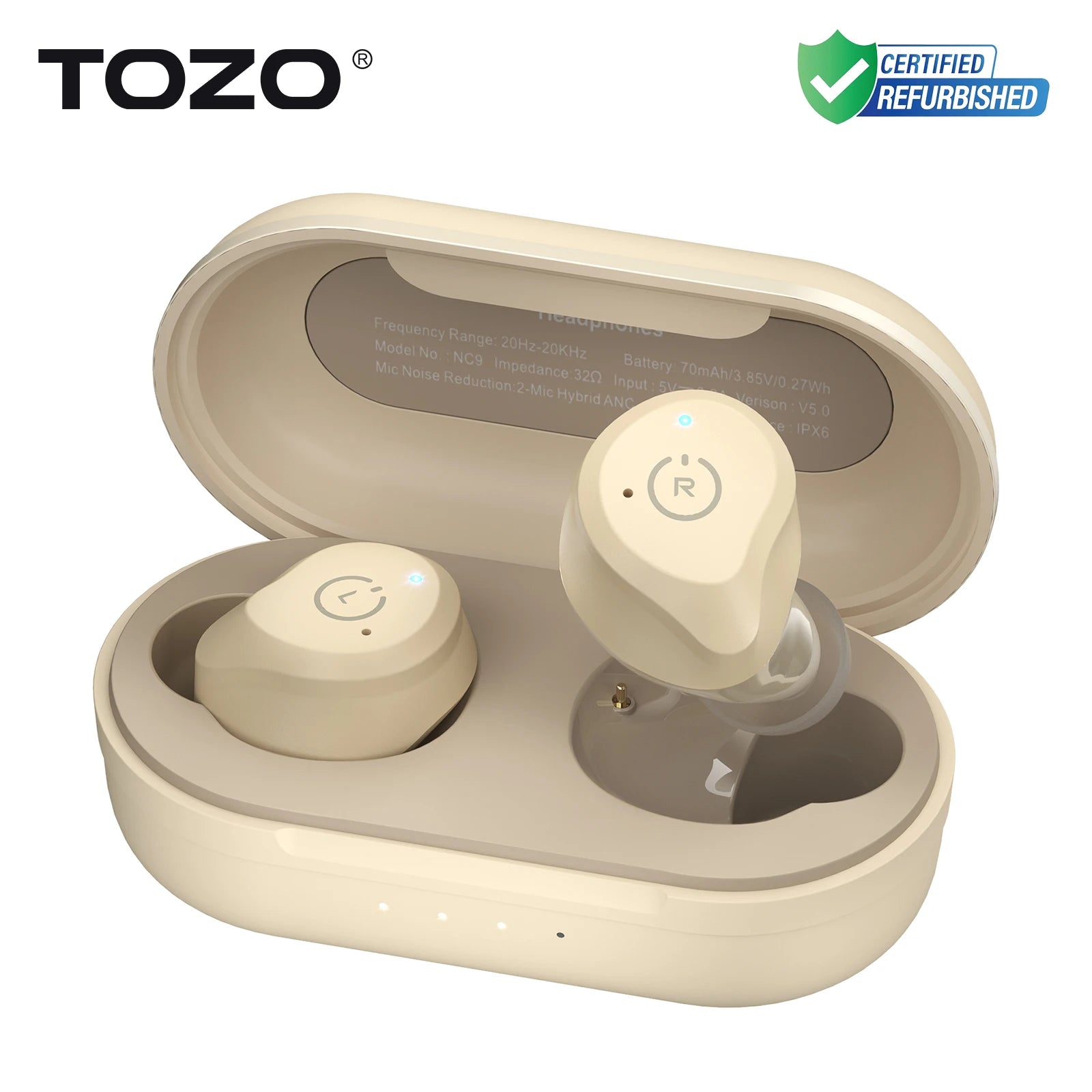 Refurbished TOZO ANC Wireless Earbuds