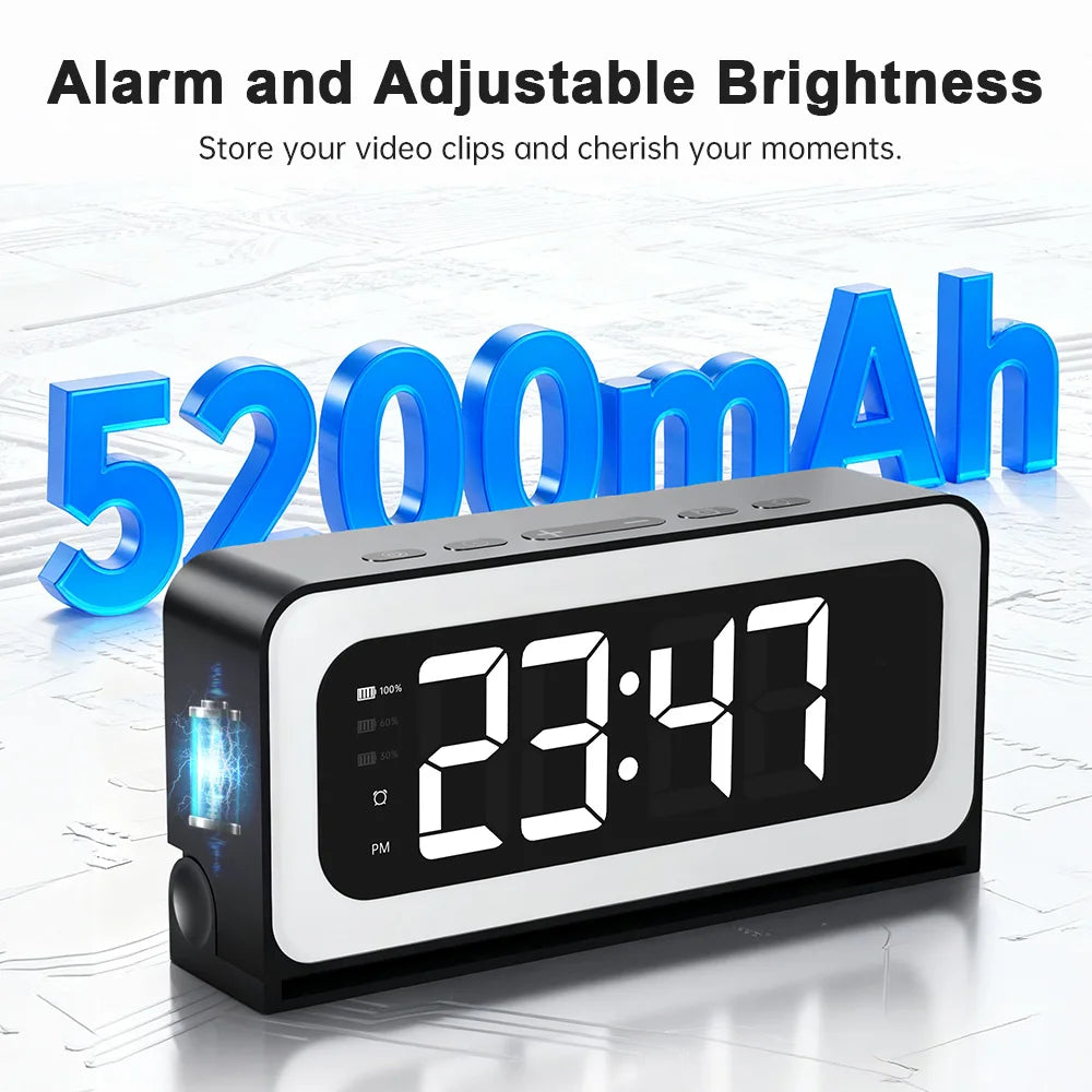 Alarm Clock Mini Wifi Surveillance Camera