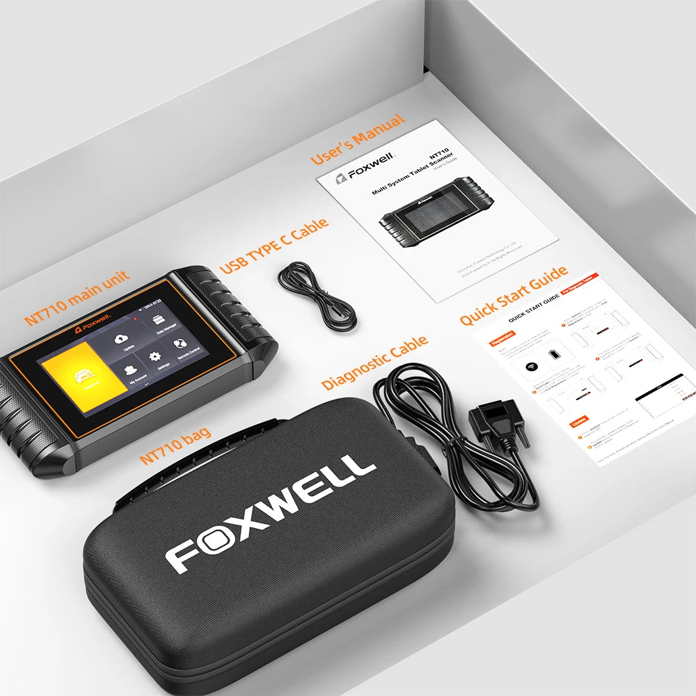 FOXWELL NT710 OBD2 Car Diagnostic Scan Tool