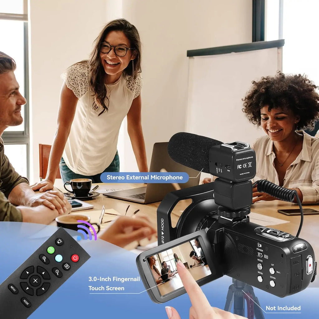 4K Video Camera With Microphone