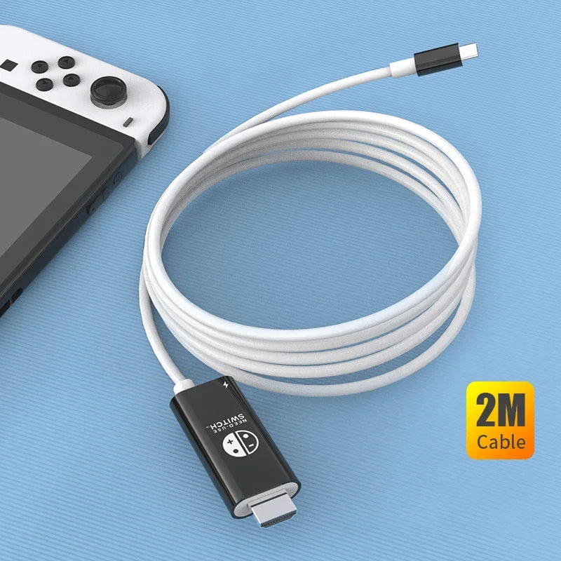 2M Cable Nintendo Switch/OLED to HDMI Adapter