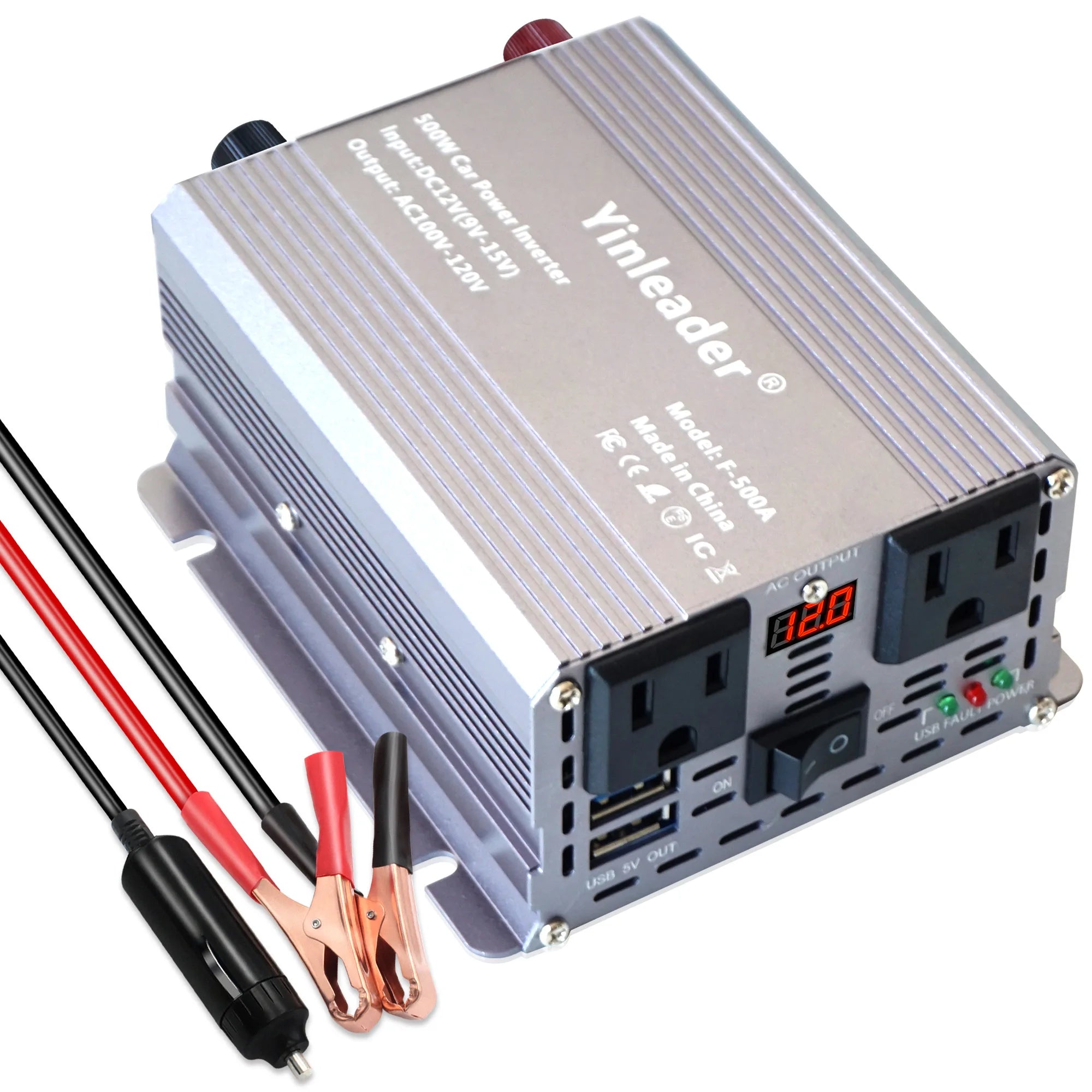 500W/300W Inverter DC12V AC110V