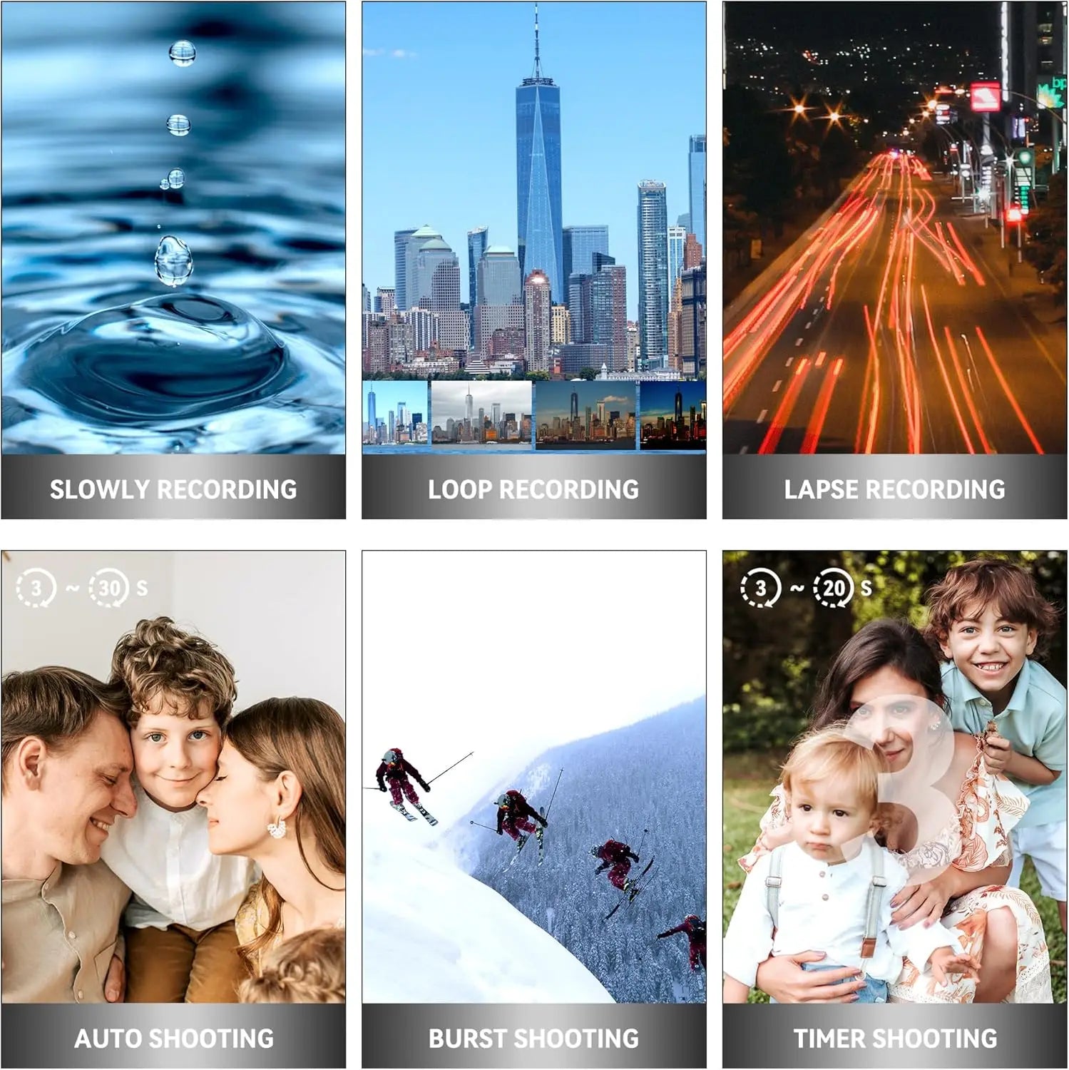 UHD 4k Video Camera 4.0-inch Rotating Touchscreen