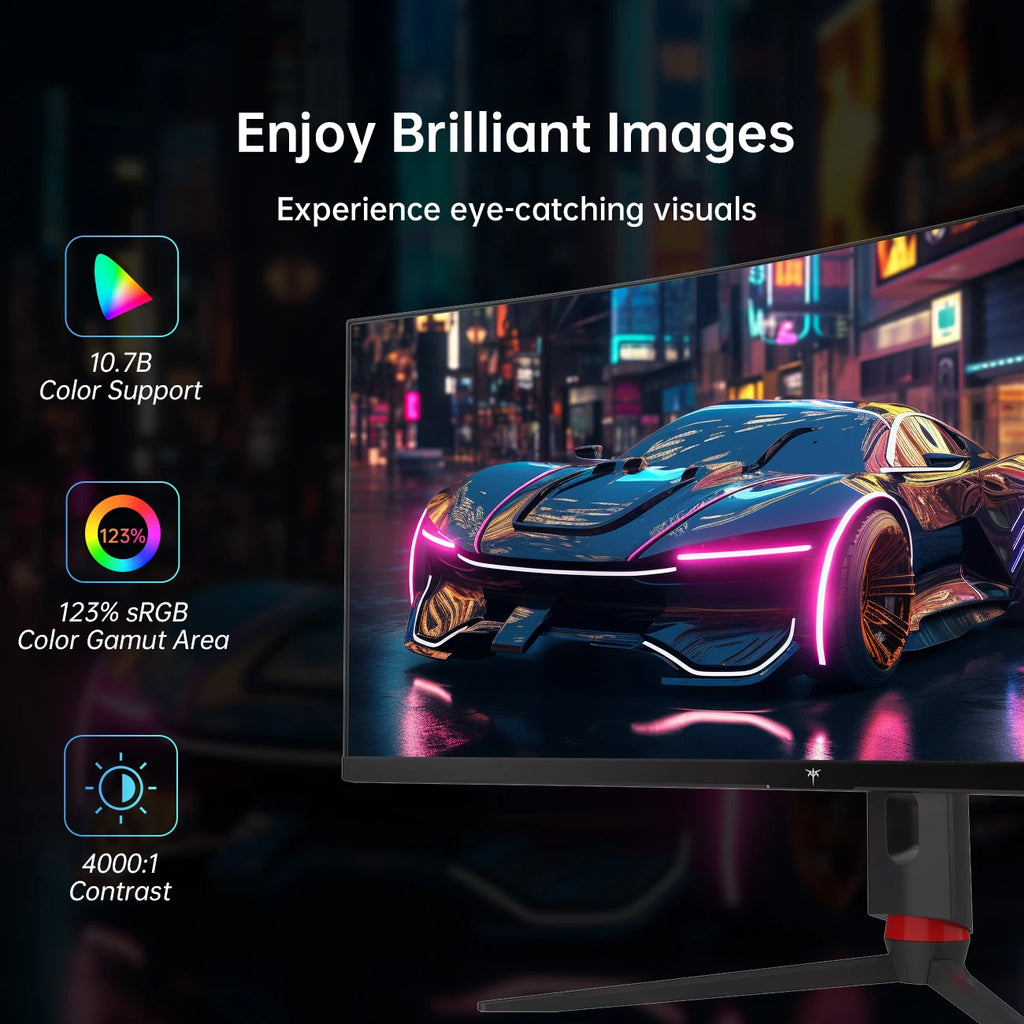 34'' Curved Ultrawide Gaming Monitor