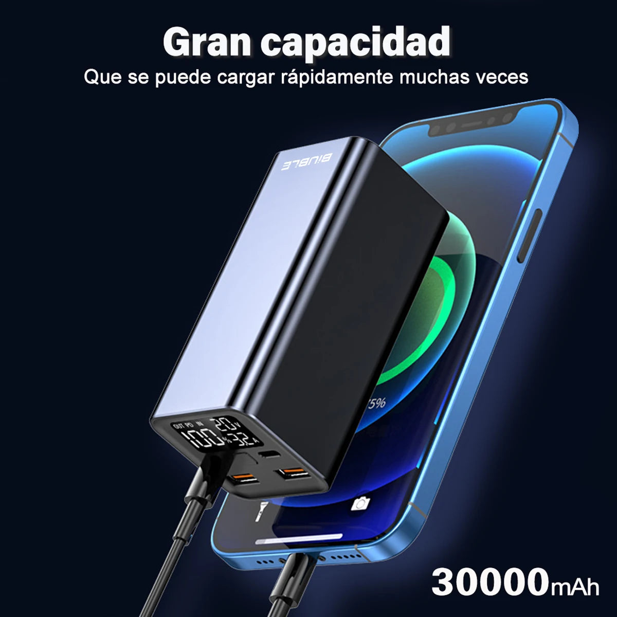 Mobile Power Bank 30000mAh