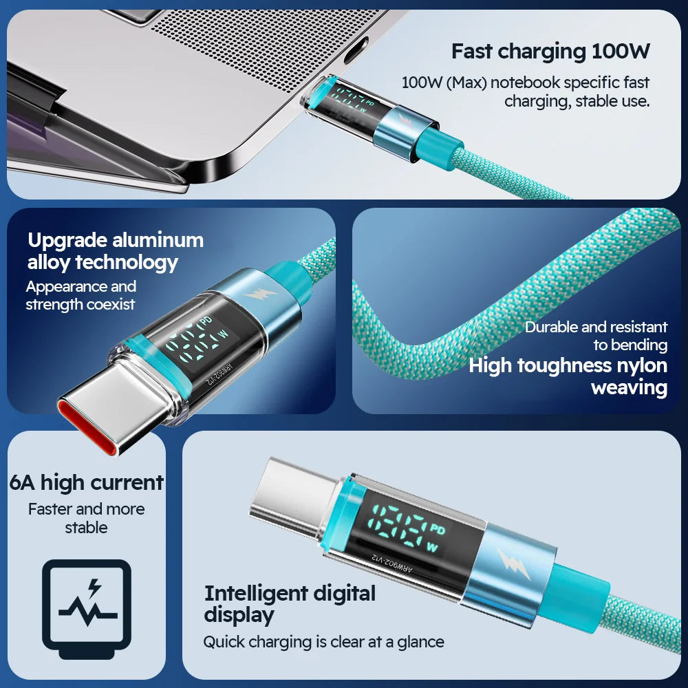 Type C To Type C  Fast Charging Cable
