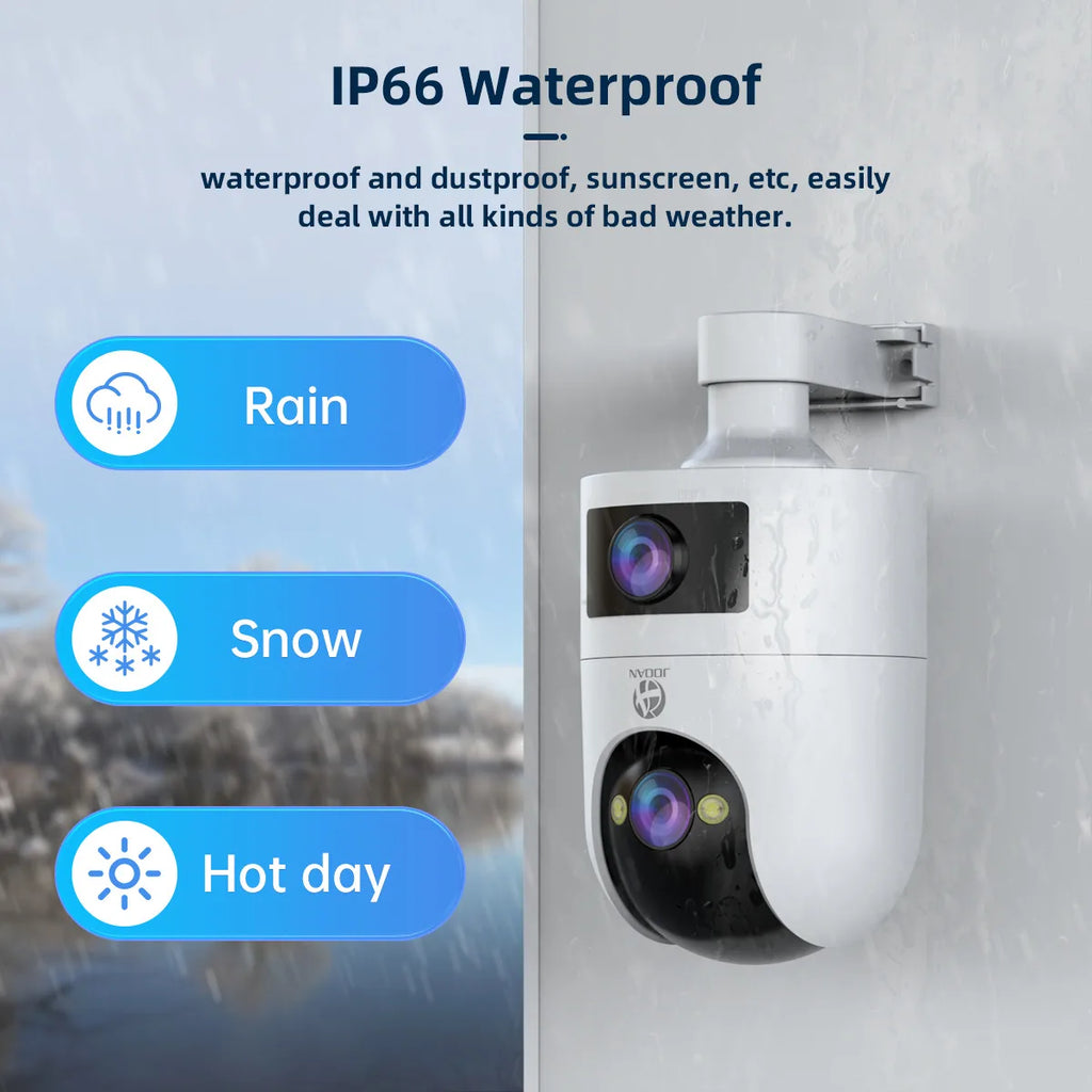 HD  PTZ Outdoor dual Lens WIFI Camera