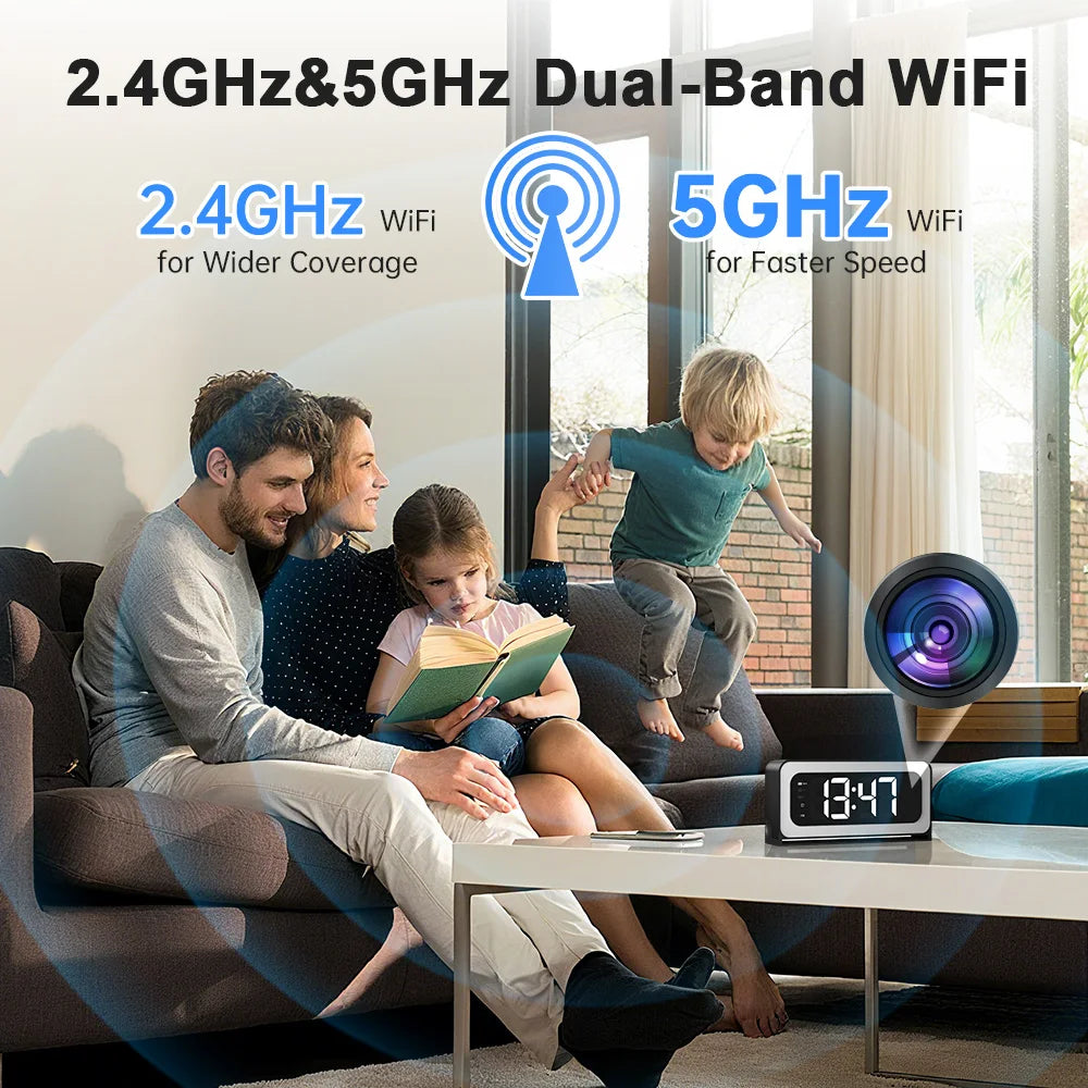 Alarm Clock Mini Wifi Surveillance Camera