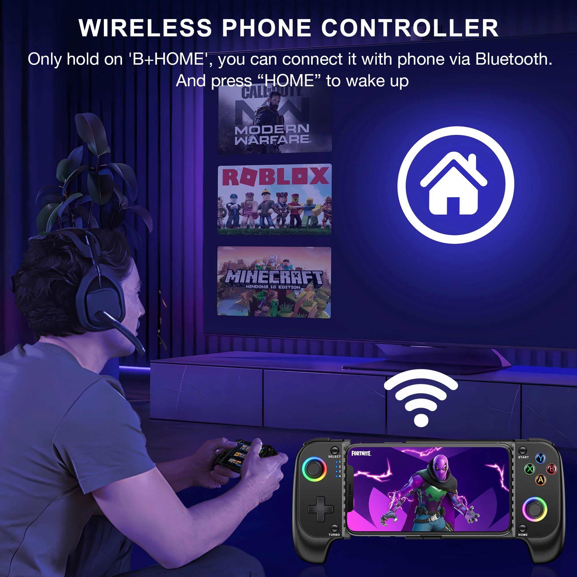 Phone Adaptor Gaming Controller