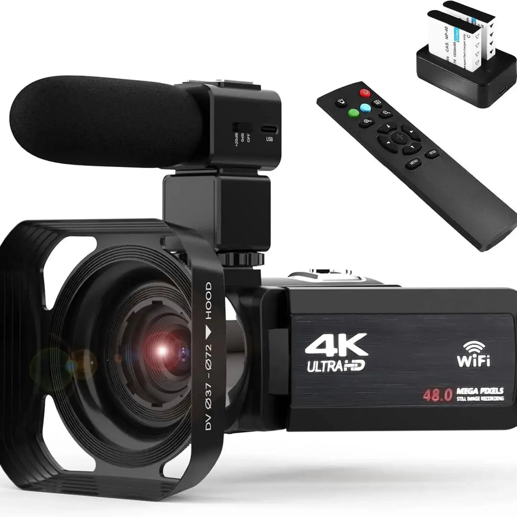 4K Video Camera With Microphone