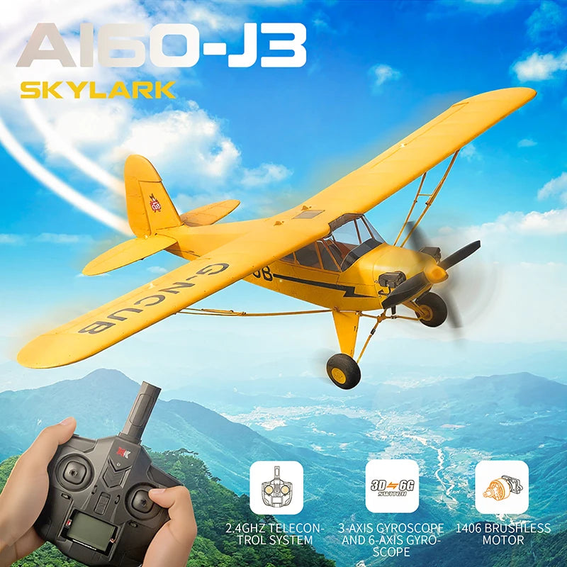 Electric RC Airplane With Auto-Return