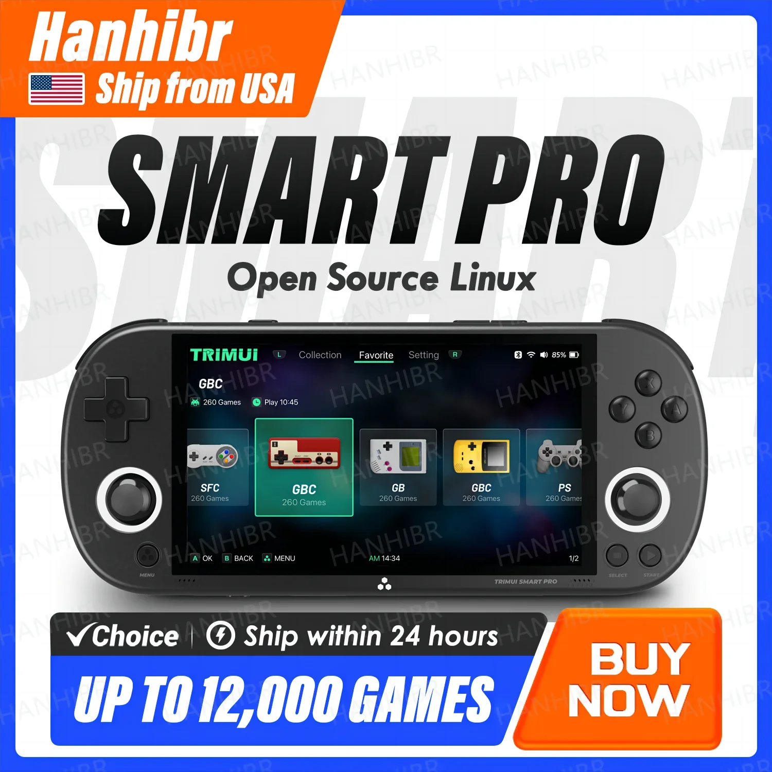 Handheld Retro Gaming Console