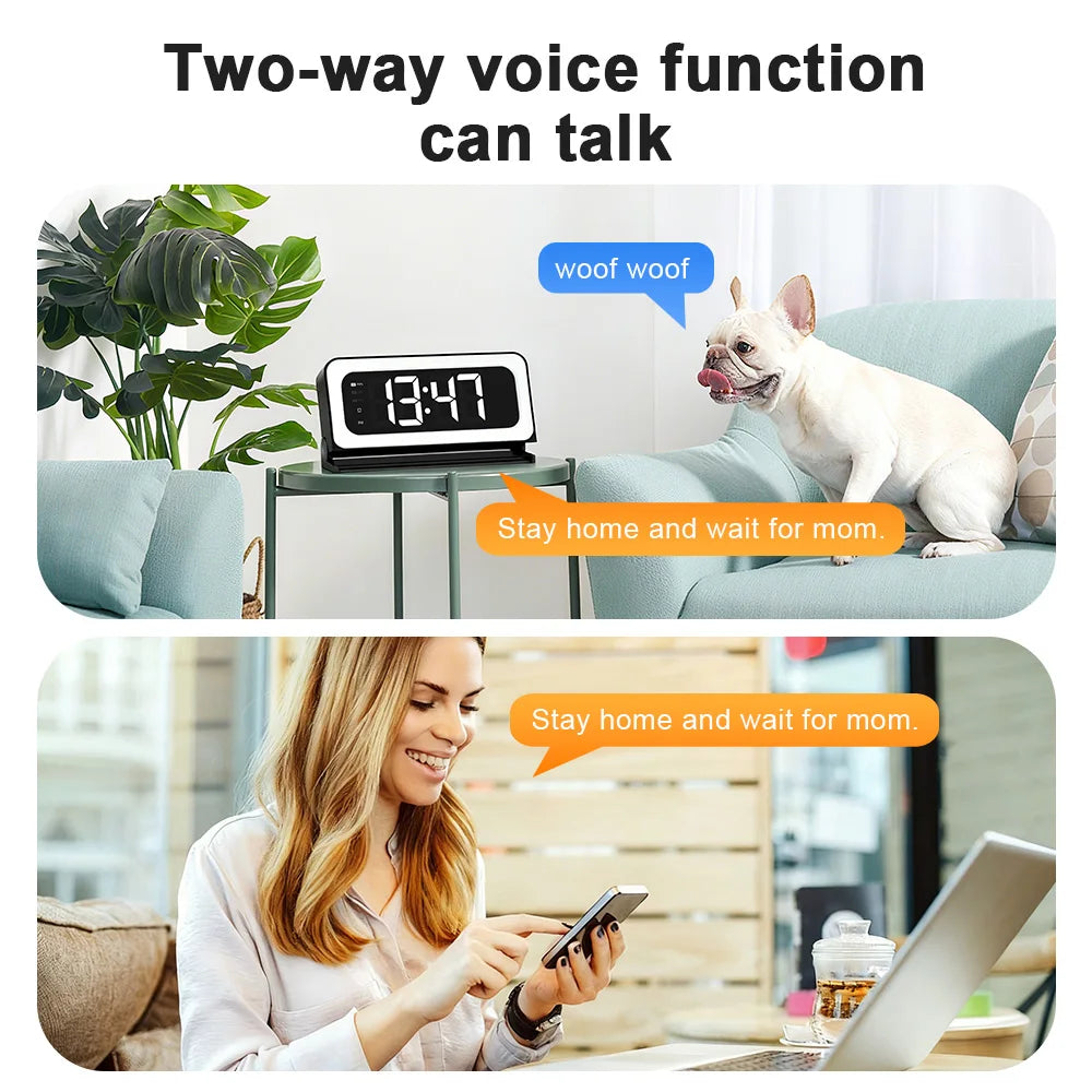 Alarm Clock Mini Wifi Surveillance Camera