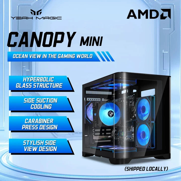 Gaming Desktop AMD Ryzen 5 5600GT 3.9GHz 16GB(8G*2) DDR4 1T NVME SSD ARGB 7 Fans
