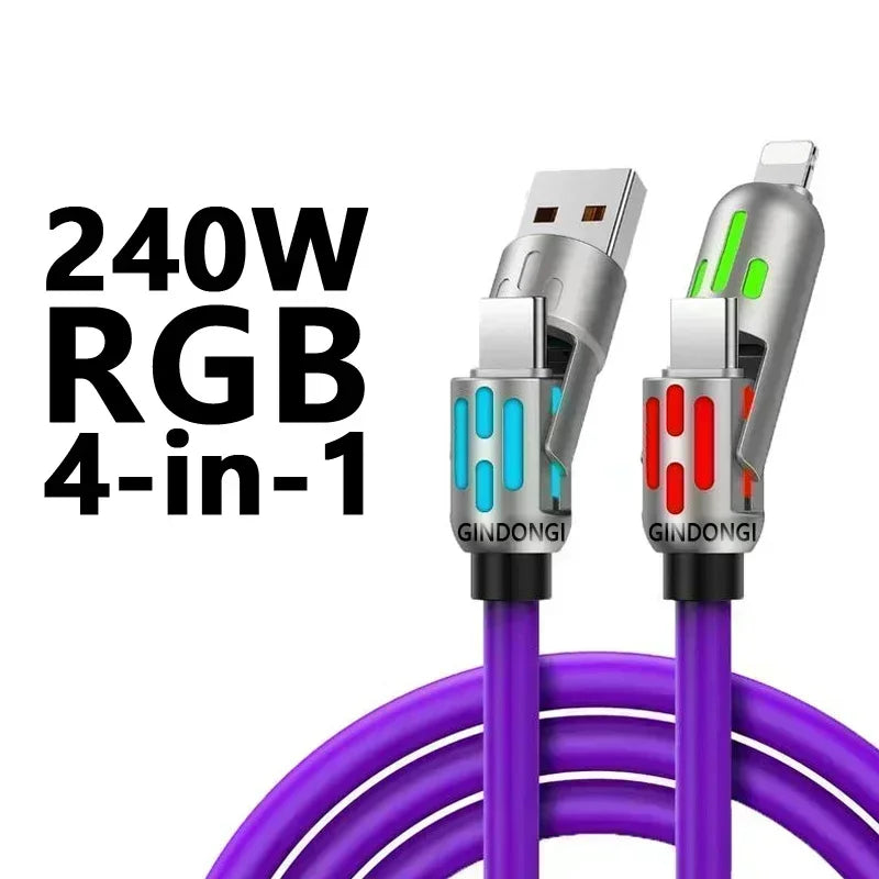 4-in-1 USB Fast Charging Cable