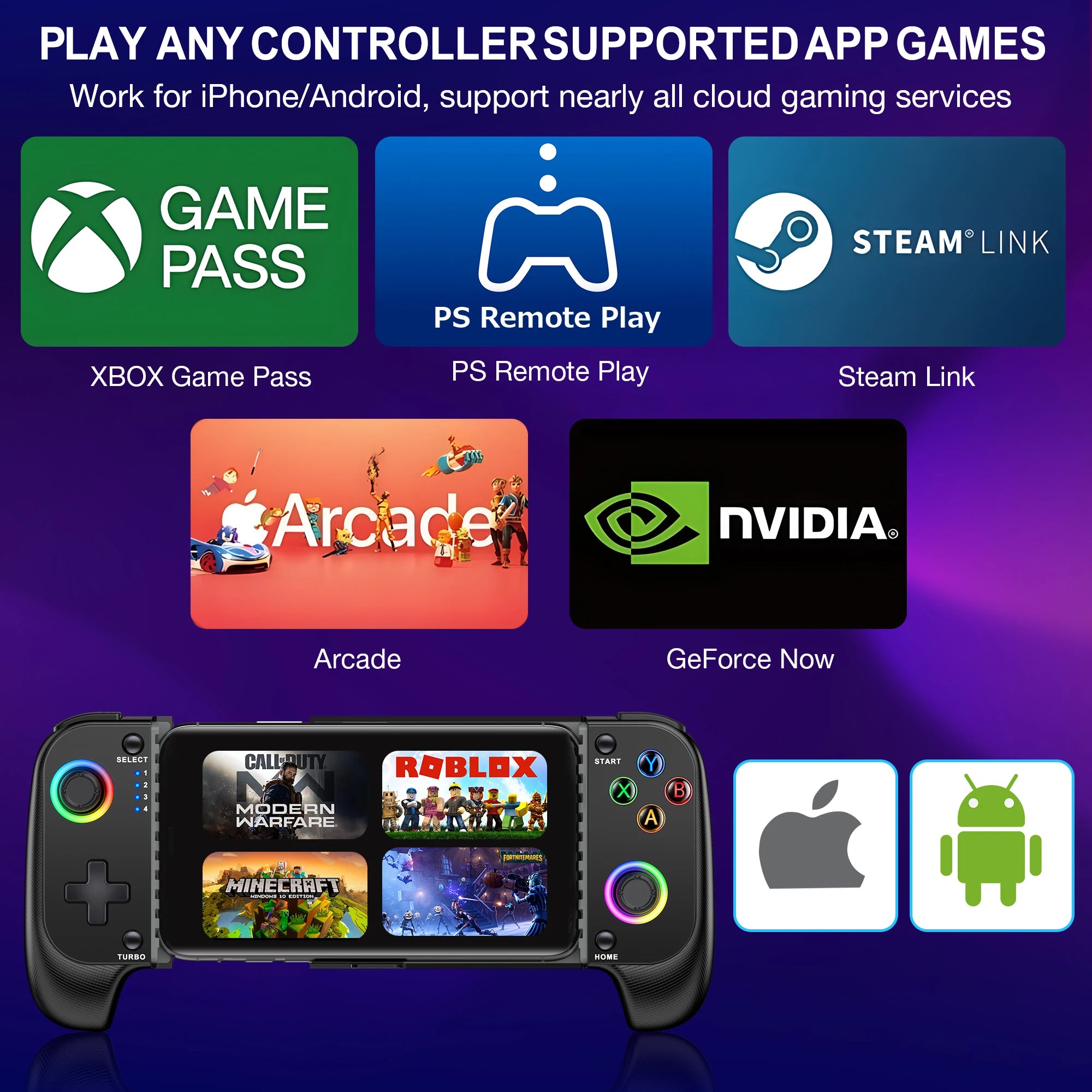 Phone Adaptor Gaming Controller