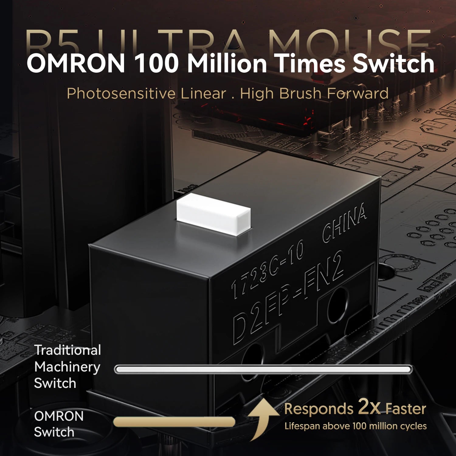 ATTACK SHARK R5 Ultra Carbon Fiber Wireless Gaming Mouse