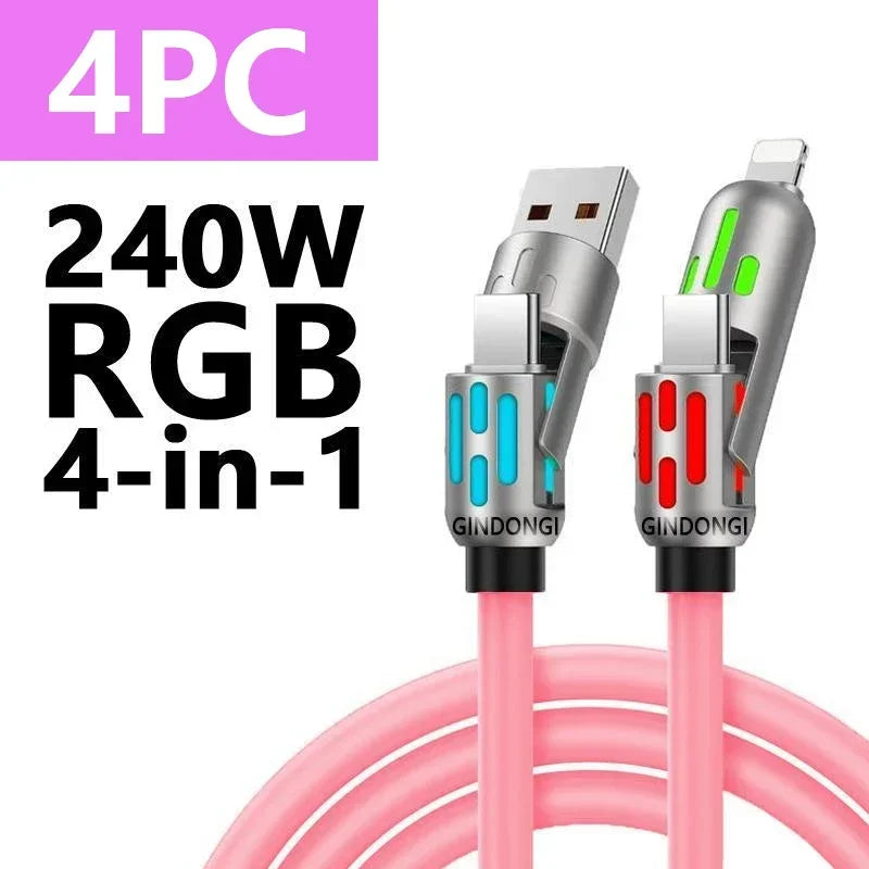 4-in-1 USB Fast Charging Cable