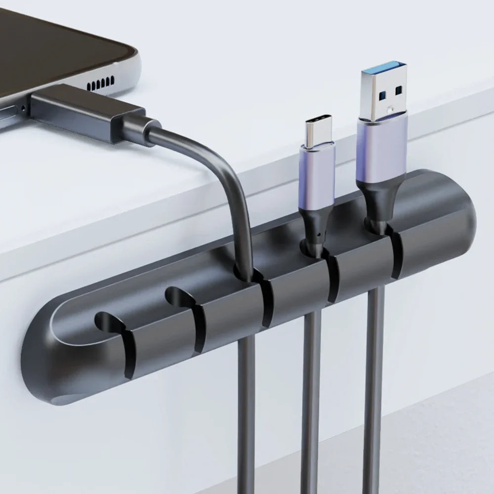 Adhesive Cord Management Wire Organizer