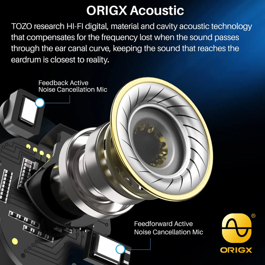 Refurbished TOZO ANC Wireless Earbuds