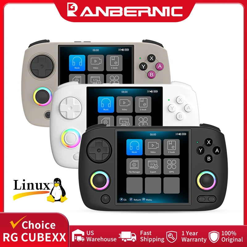 ANBERNIC RG CubeXX Handhe Wi-Fi Bluetooth Retro Gaming Player