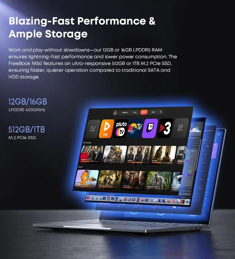 2-in-1 Laptop 13.5'' Intel N150