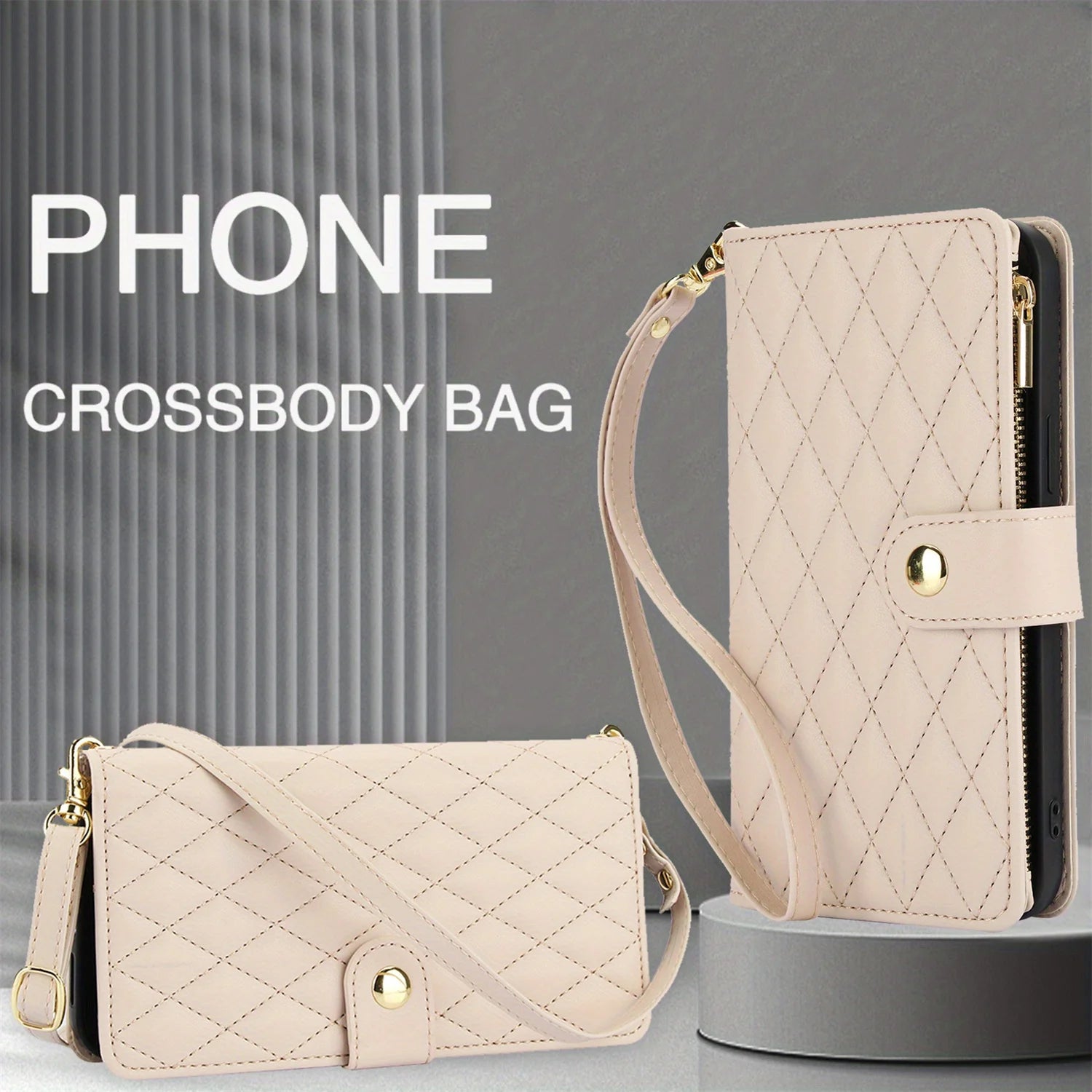 iPhone PU Leather Wallet Flip Case