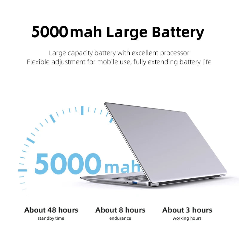 14.1" Ultra Slim Windows 11 Pro Laptop With intel Atom