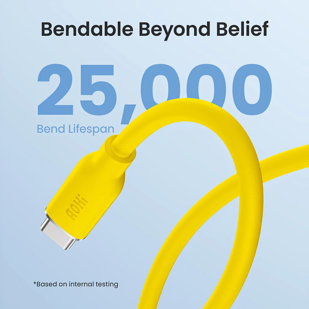 USB C to USB C Fast-charging Silky Cable