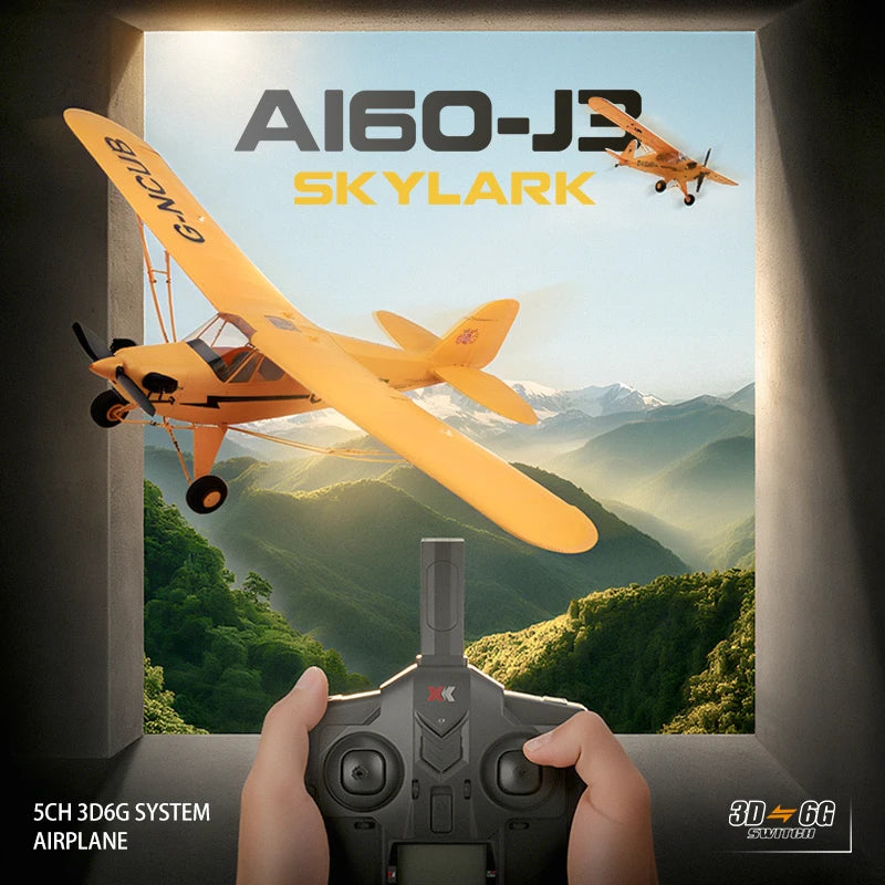 Electric RC Airplane With Auto-Return