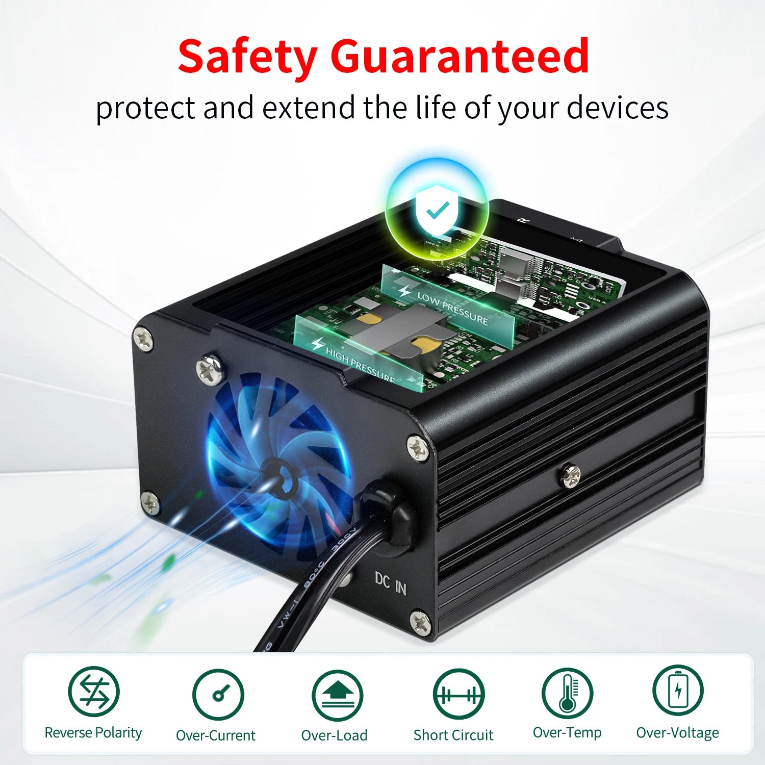 500W/300W Inverter DC12V AC110V