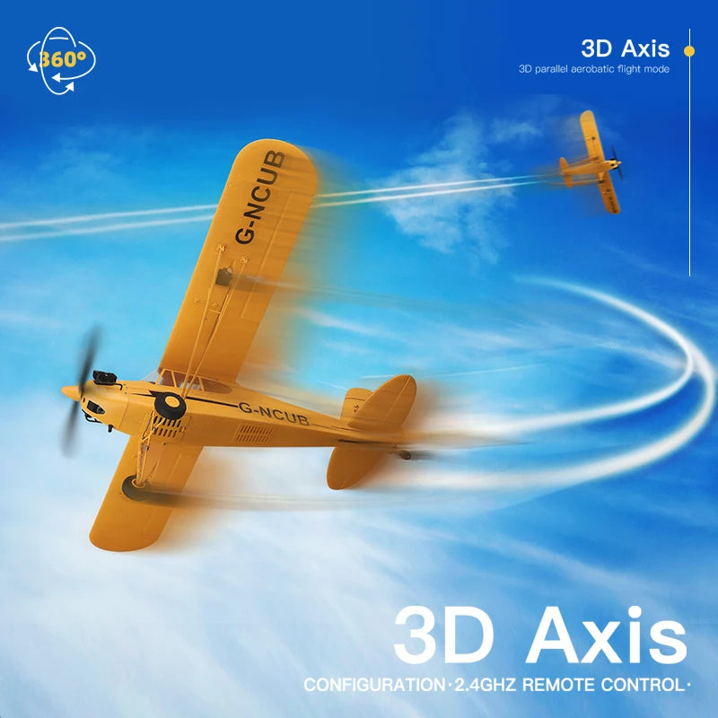 Electric RC Airplane With Auto-Return
