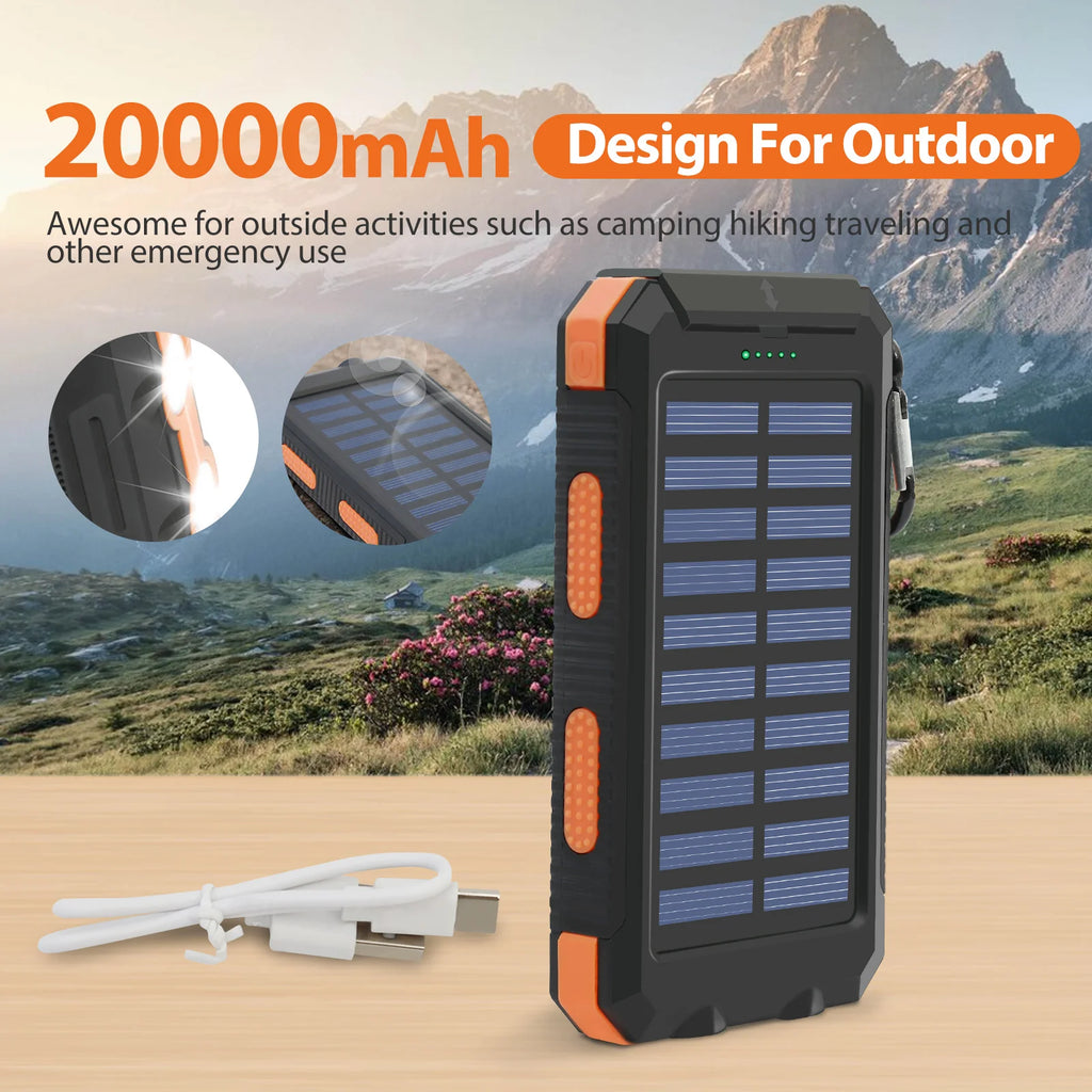 Waterproof Solar Power Bank
